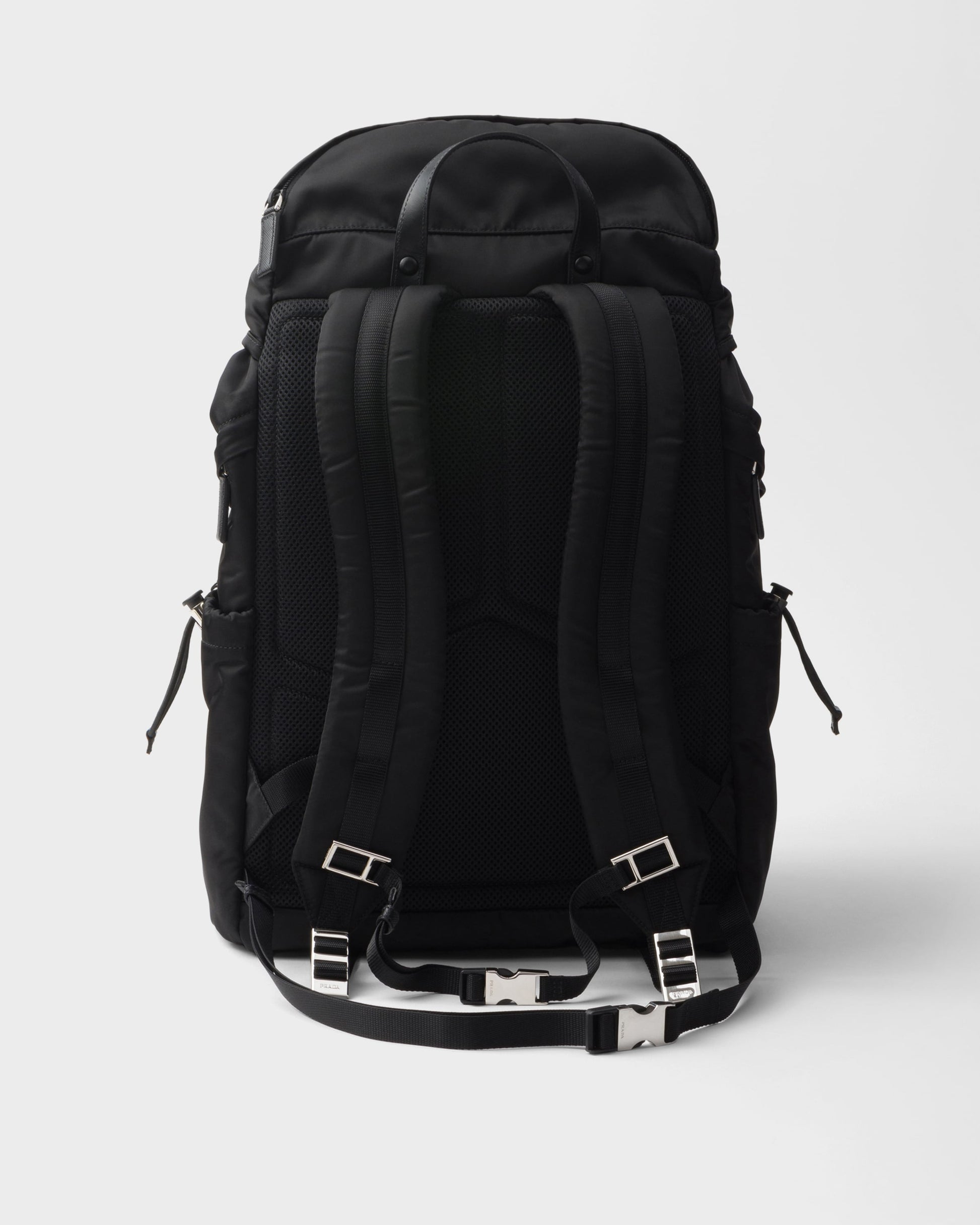 Re-Nylon and Saffiano leather backpack