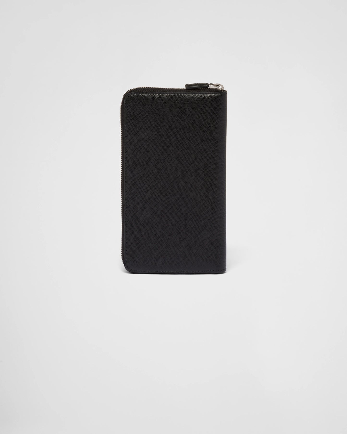 Saffiano leather zip around wallet
