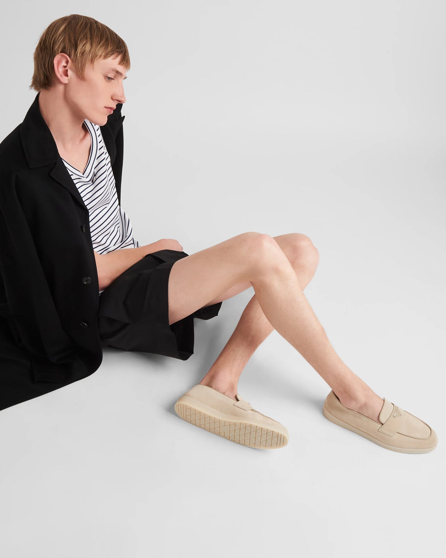 Suede loafers