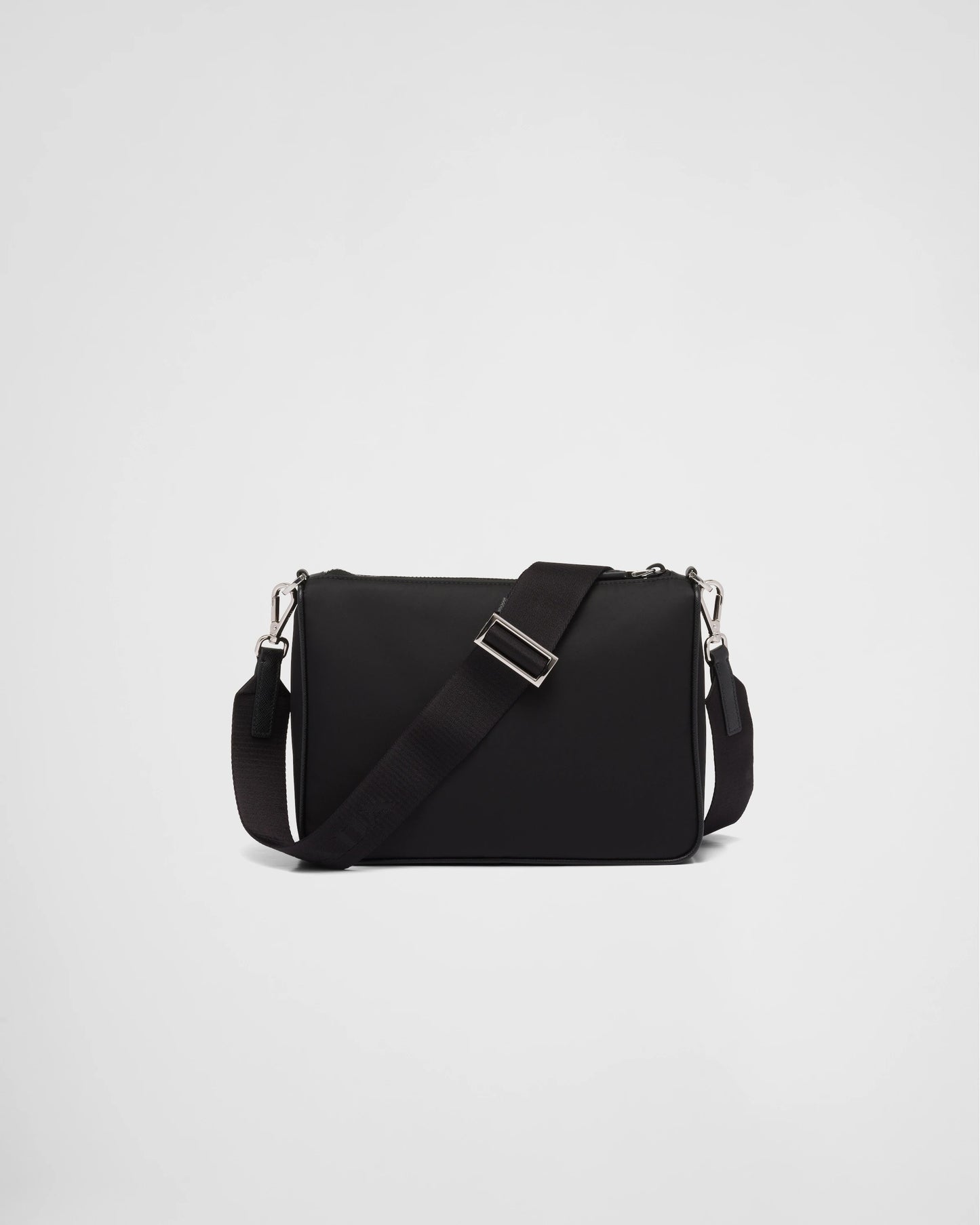Re-Nylon and Saffiano leather shoulder bag