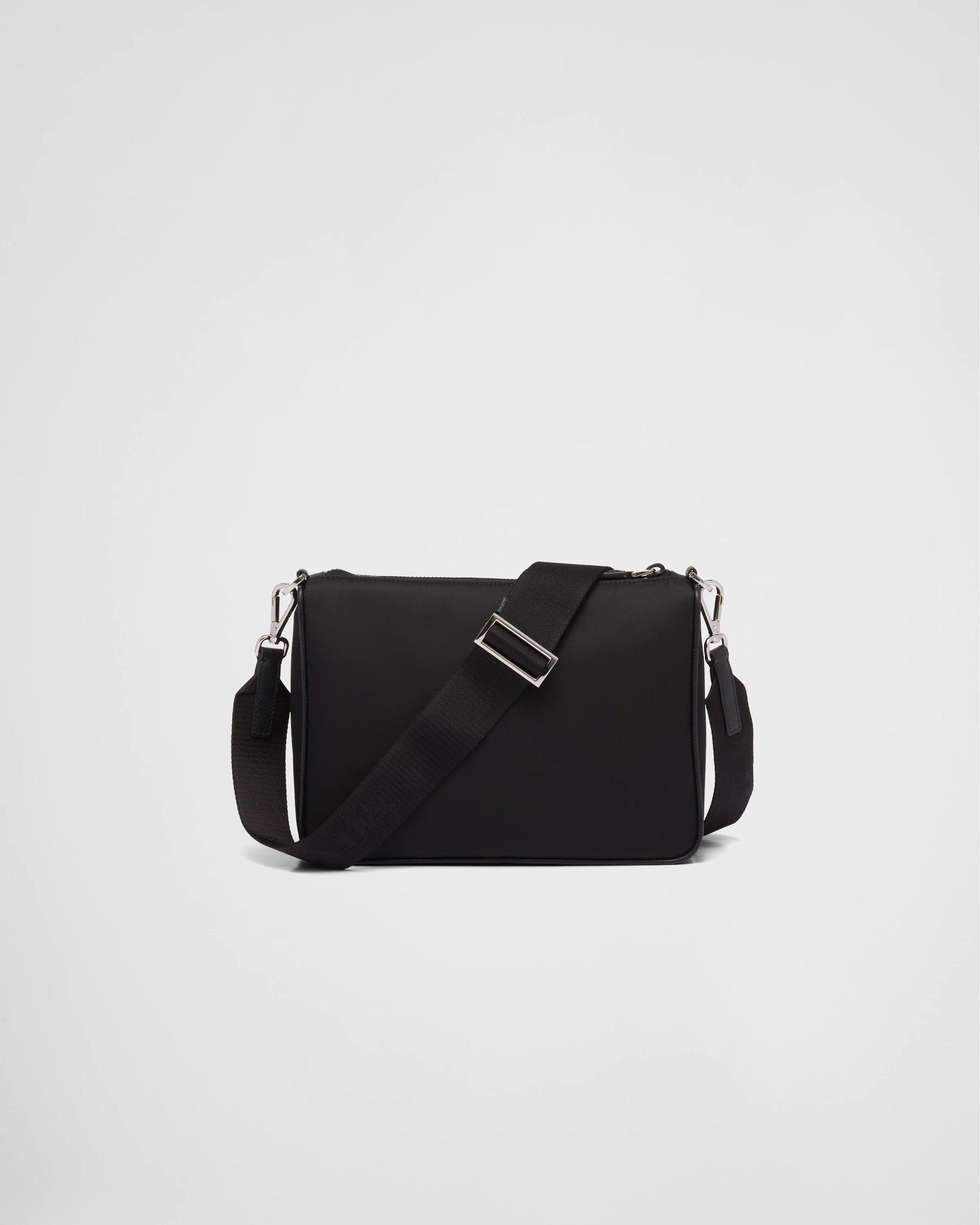 Re-Nylon and Saffiano leather shoulder bag