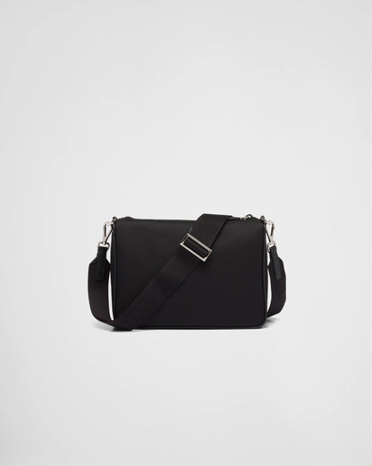 Re-Nylon and Saffiano leather shoulder bag