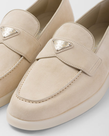 Suede loafers