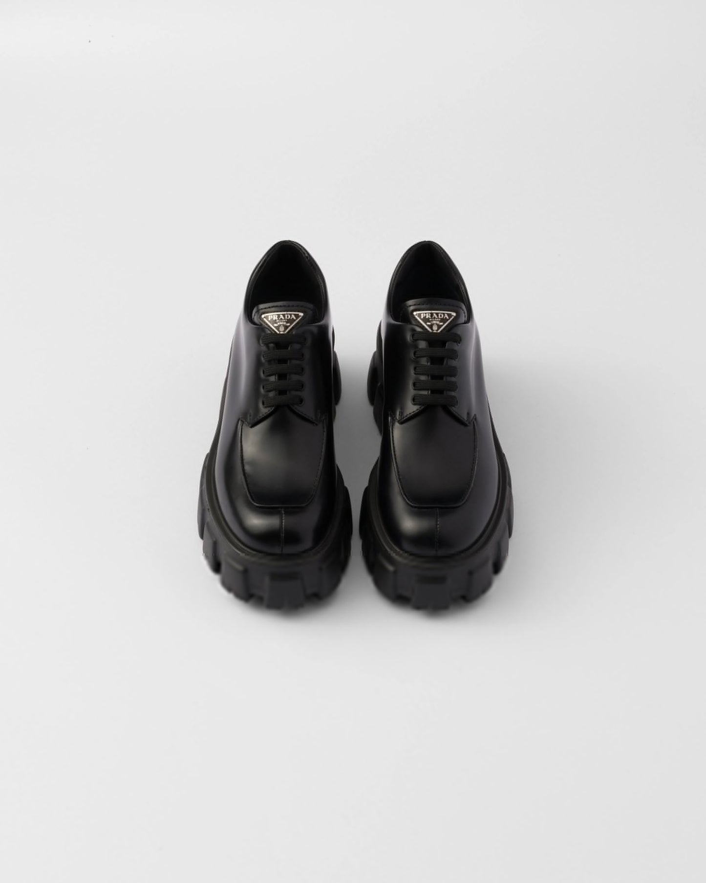 Monolith brushed leather lace-up shoes