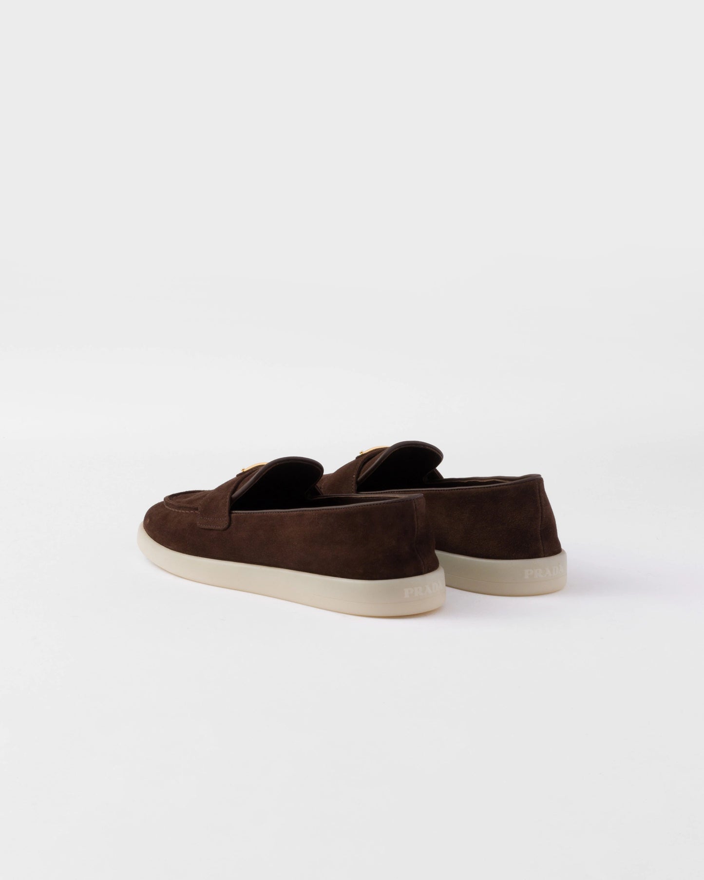 Suede leather loafers