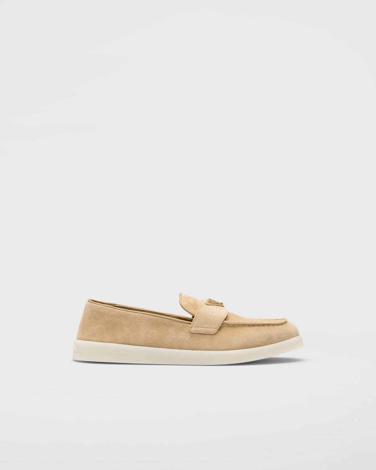 Suede leather loafers