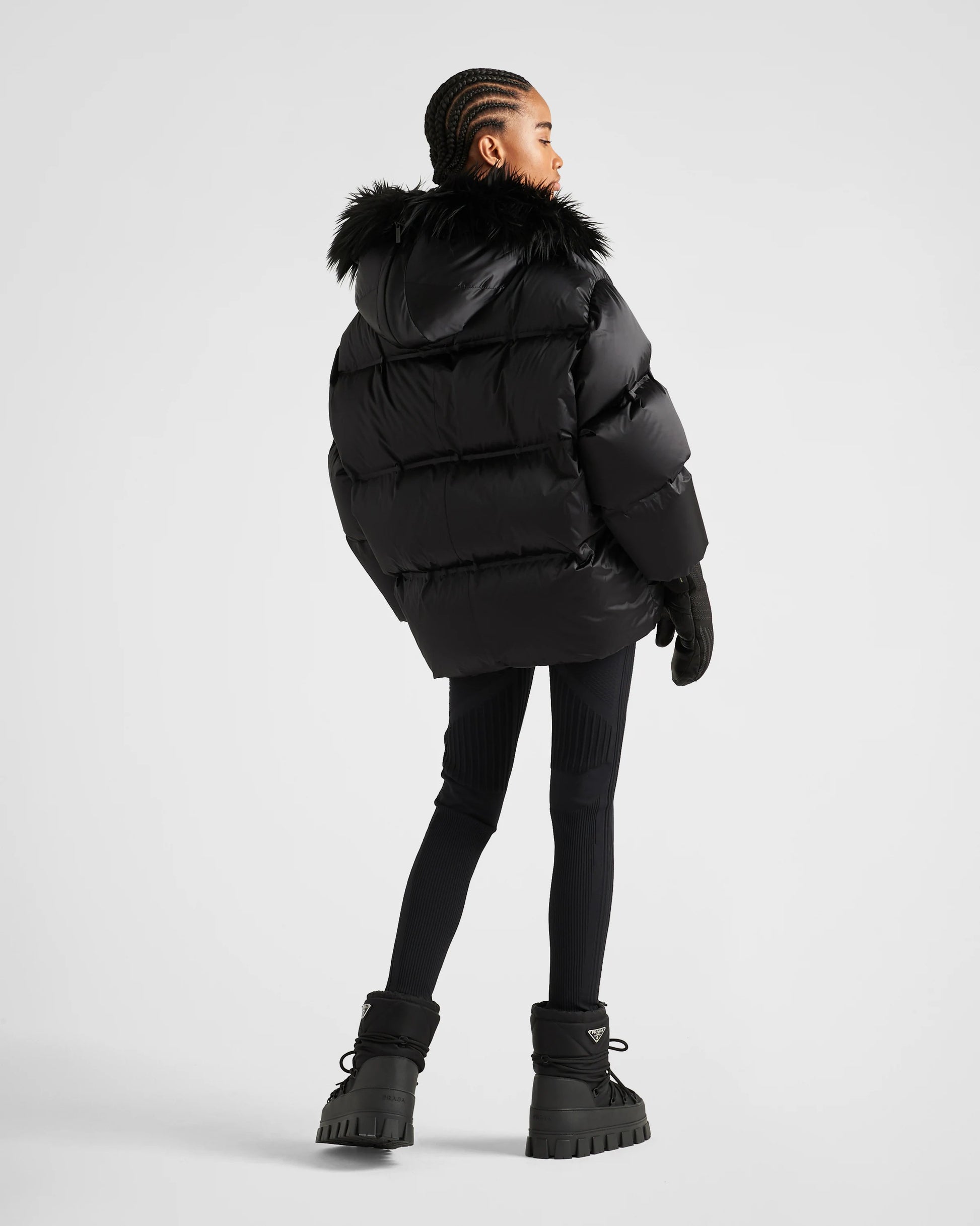 Technical Re-Nylon down jacket