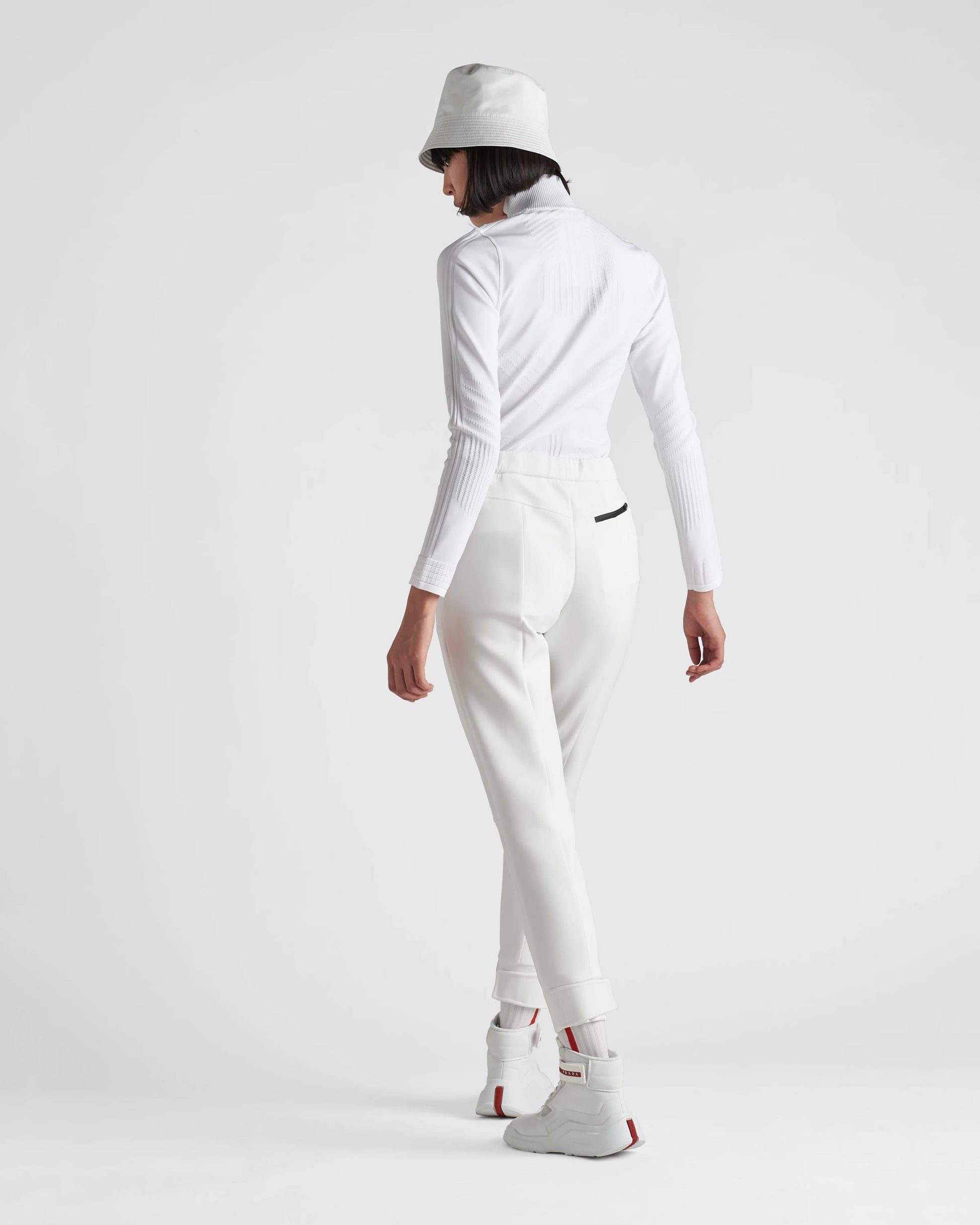 Tech Rec Re-Nylon piqué sports top