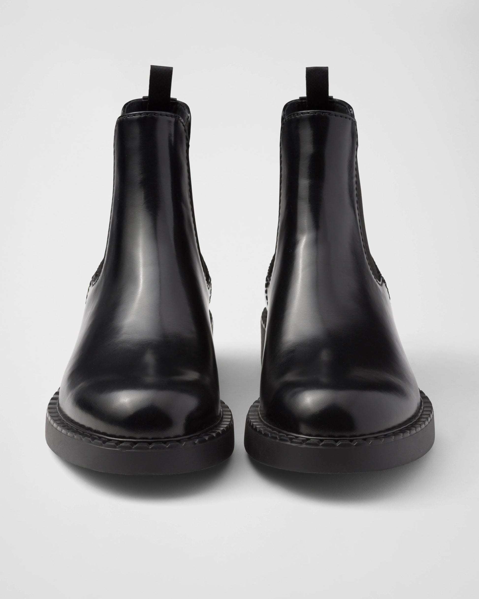 Brushed leather Chelsea boots