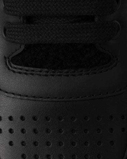 Leather laced sneakers