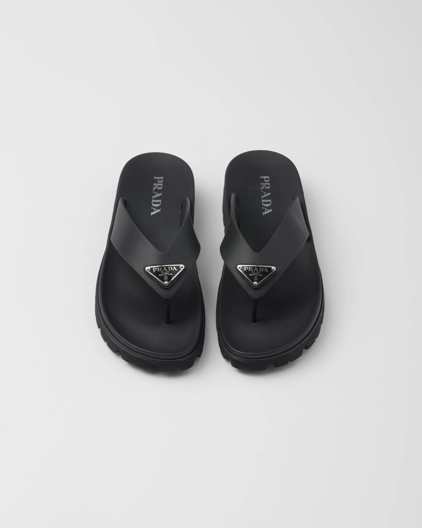Rubber thong sandals