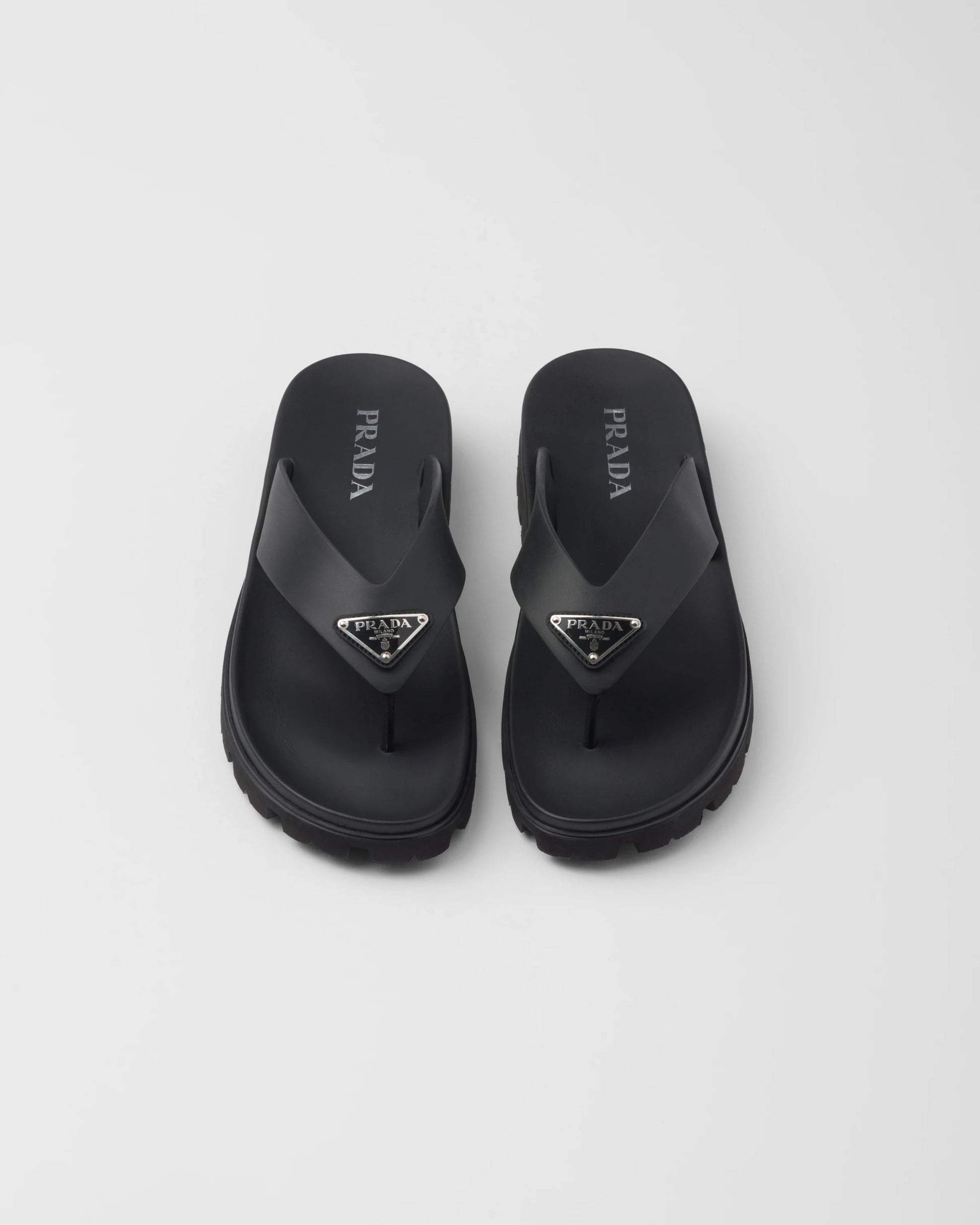 Rubber thong sandals