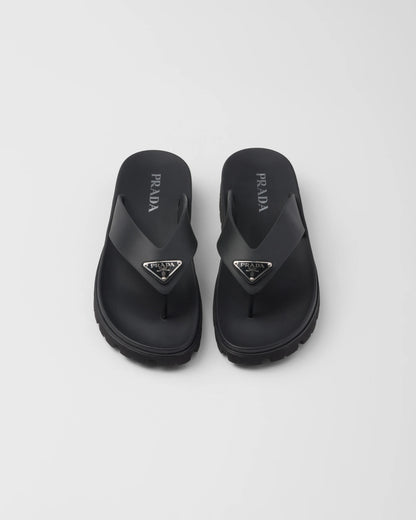 Rubber thong sandals