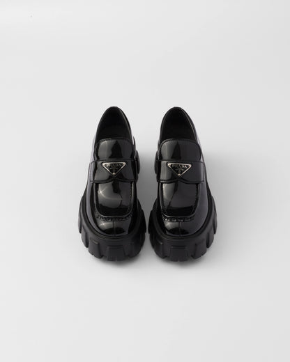 Monolith patent leather loafers
