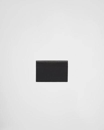 Saffiano leather card holder
