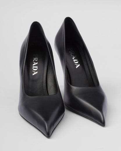 Leather pumps