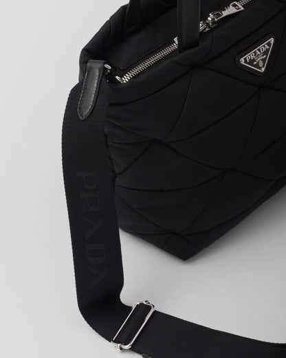 Padded Re-Nylon tote bag