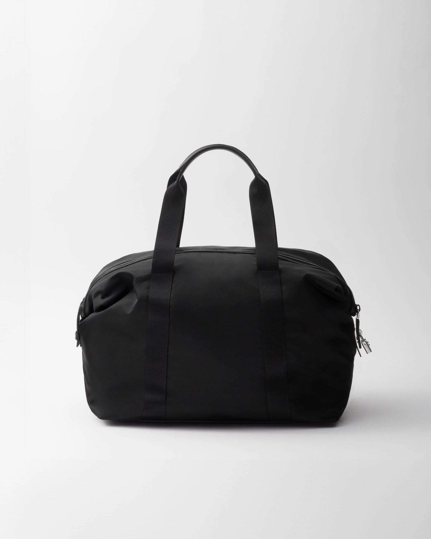 Re-Nylon and Saffiano leather duffle bag