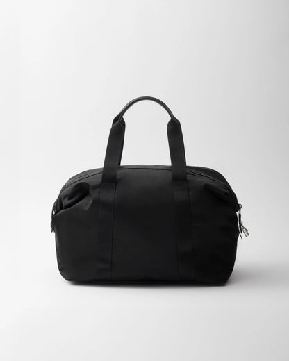 Re-Nylon and Saffiano leather duffle bag