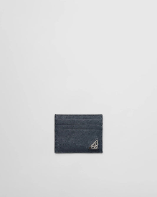 Saffiano leather card holder
