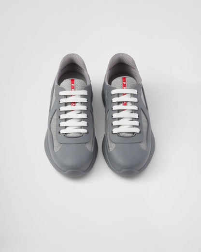 Prada America's Cup Soft rubber and bike fabric sneakers