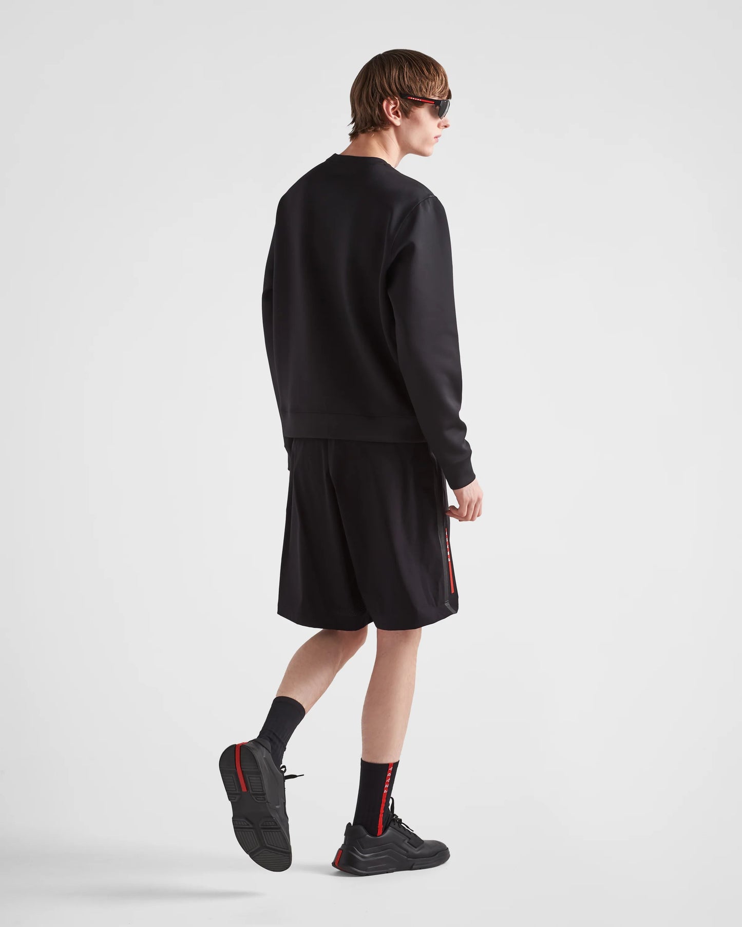 Technical fabric sweatshirt