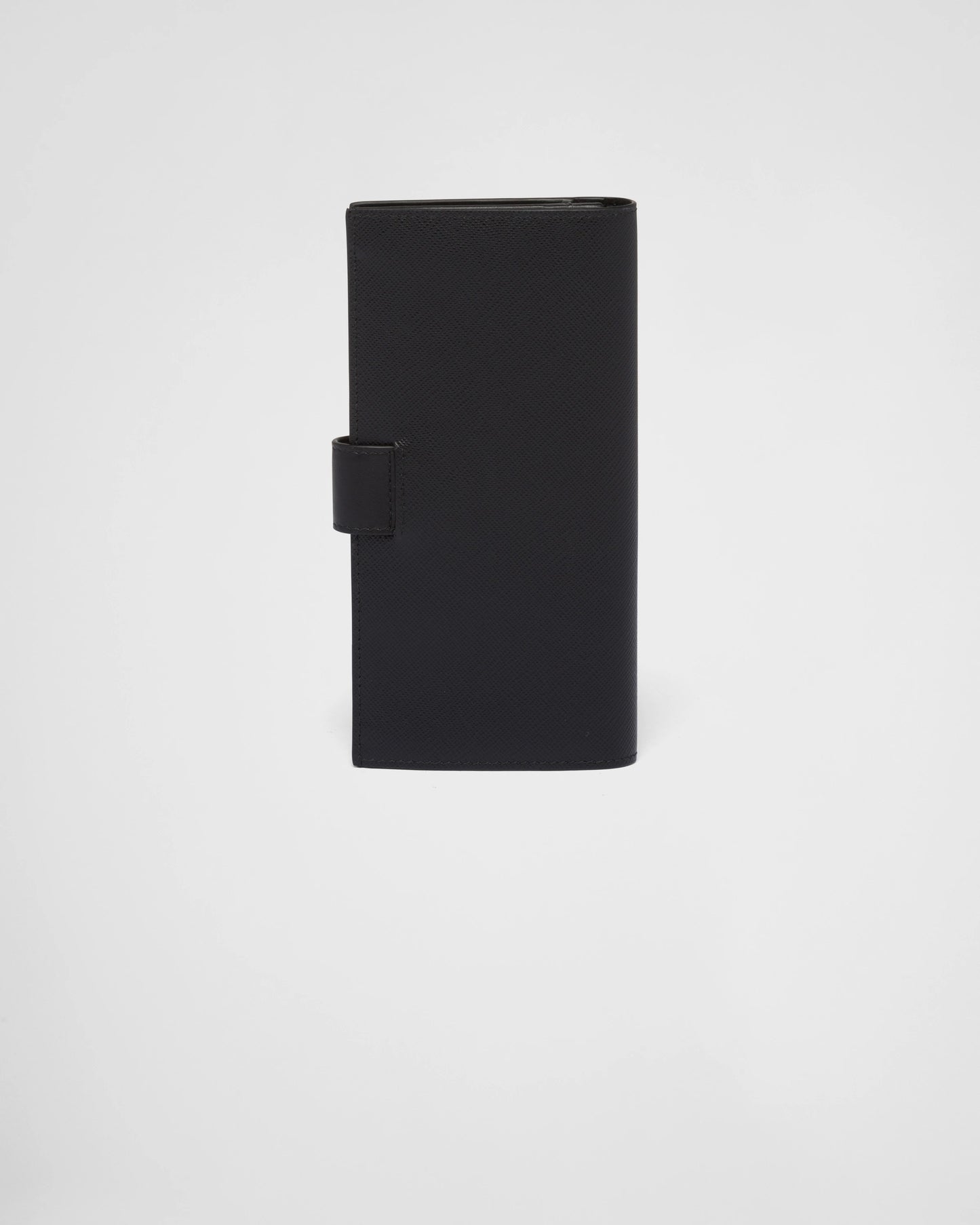 Large Saffiano and smooth leather wallet