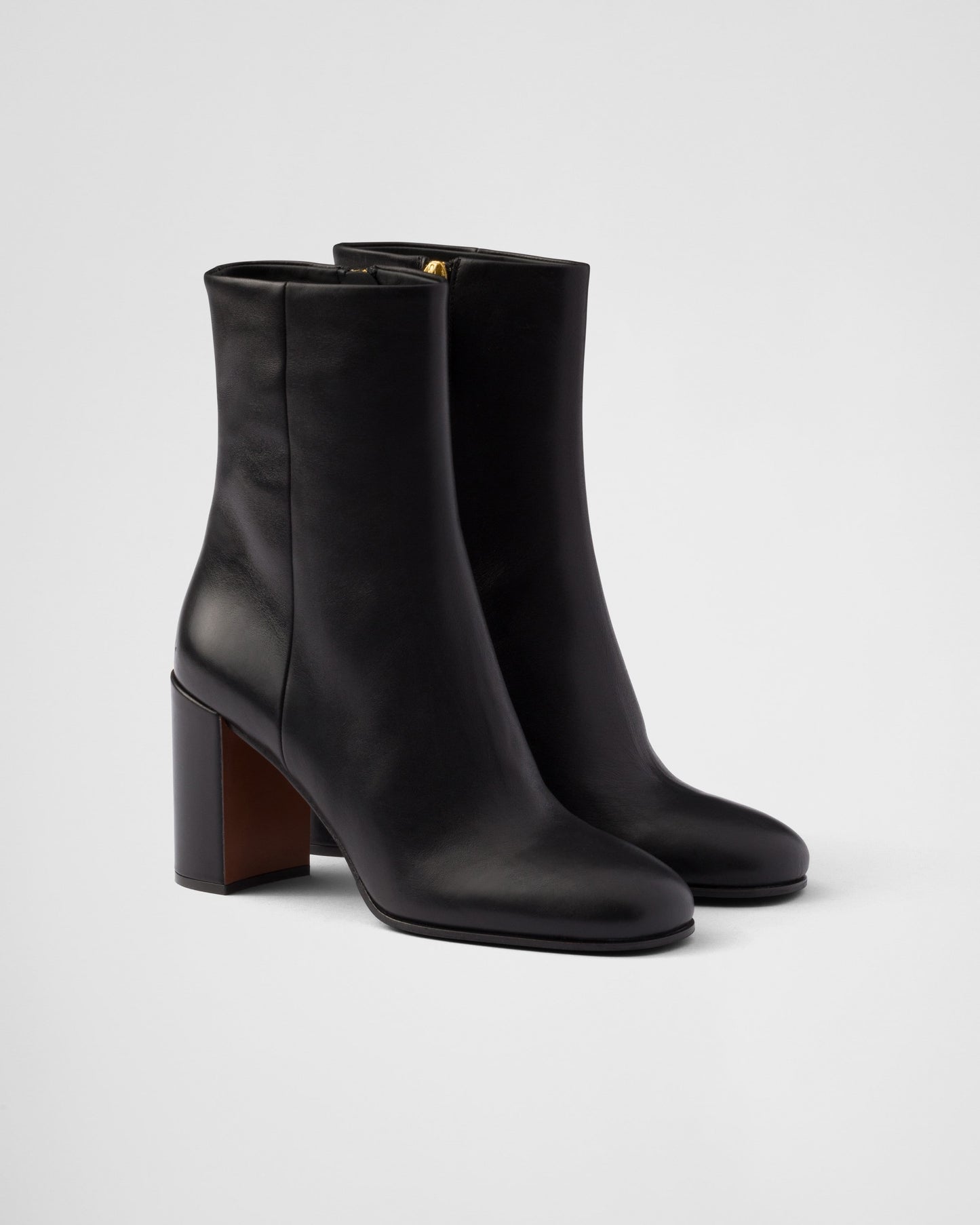 Leather booties