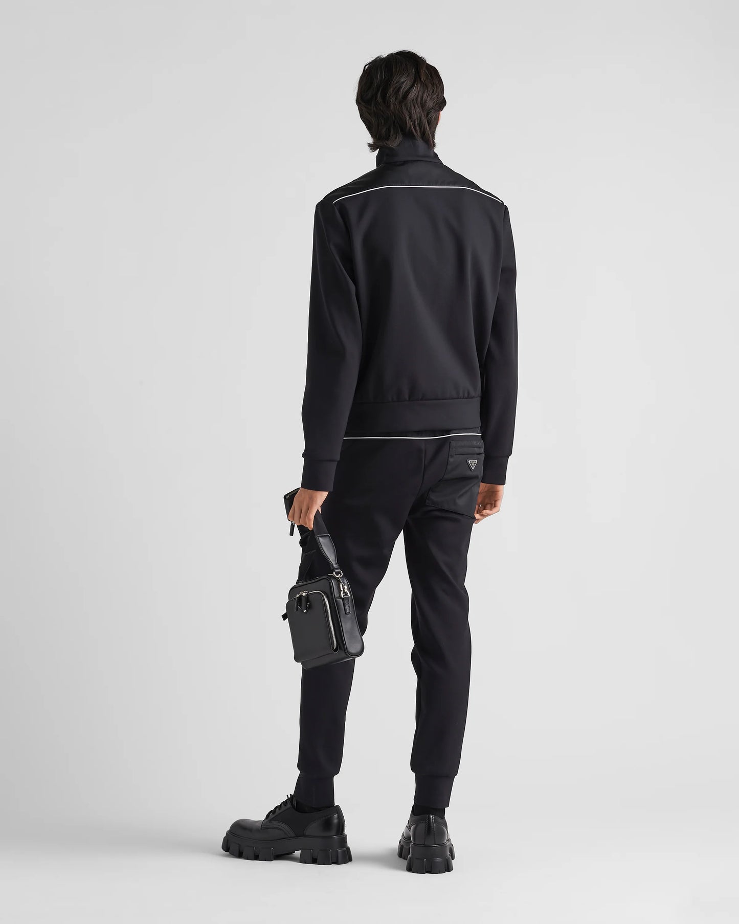 Sweatshirt with Re-Nylon details