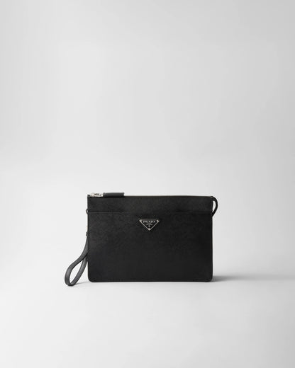Saffiano Leather Pouch