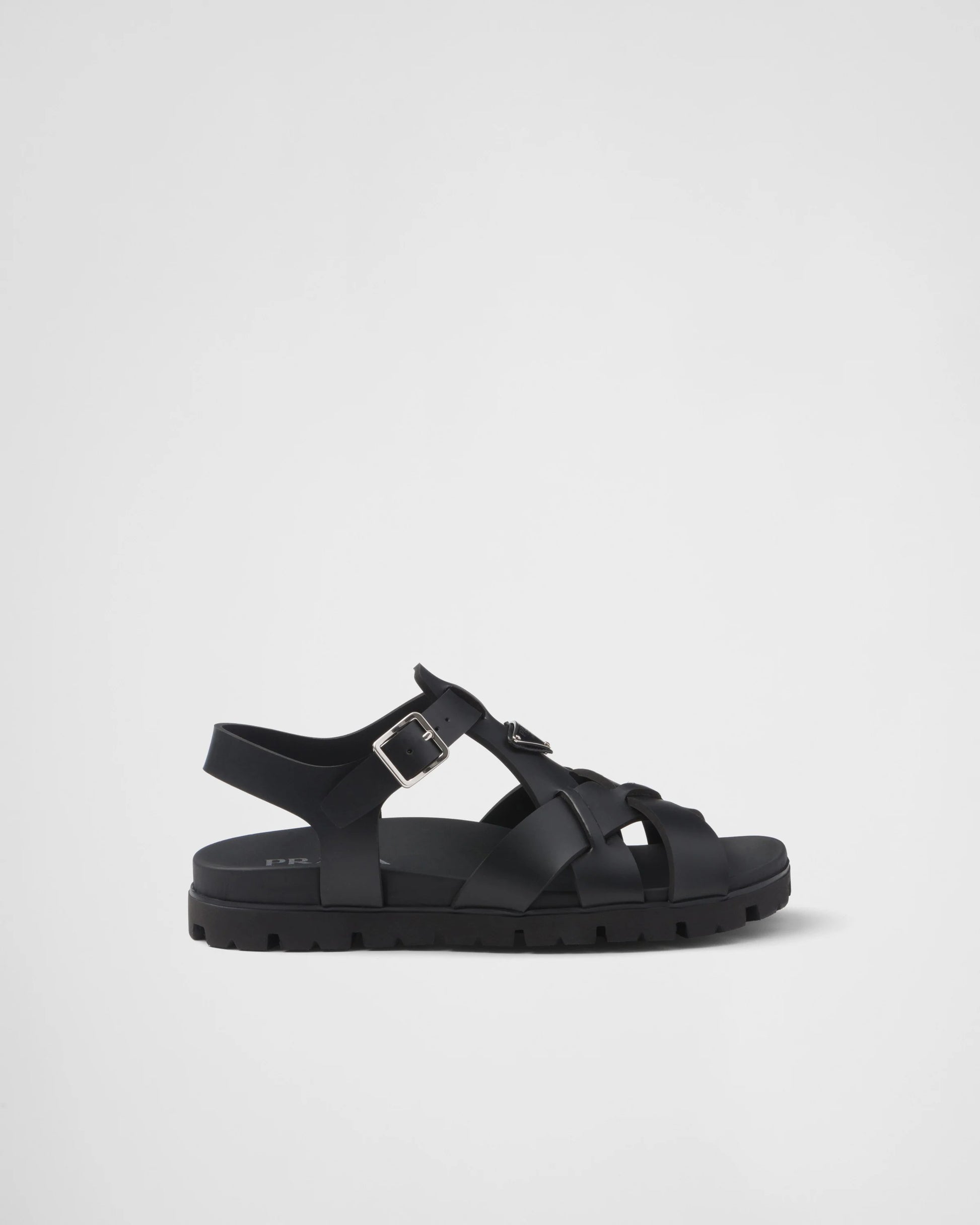 Crisscross rubber sandals
