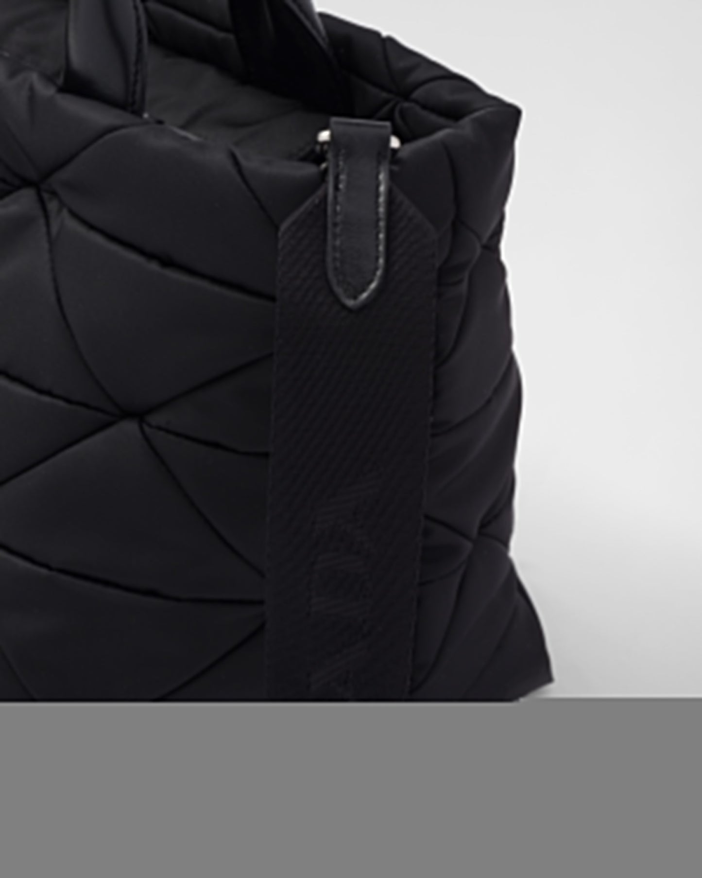 Small Re-Nylon padded tote bag