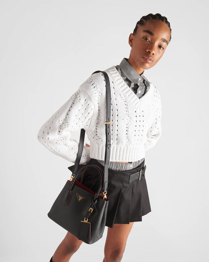 Prada Double small Saffiano leather bag