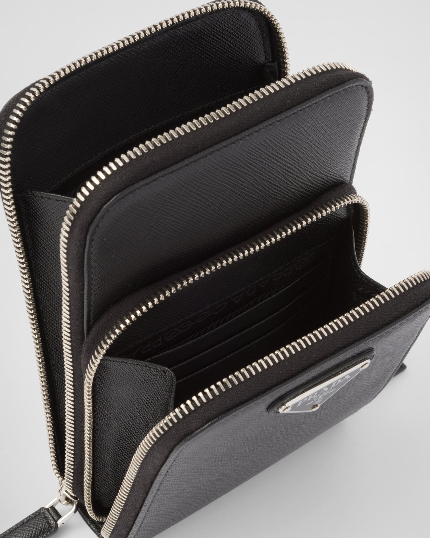 Saffiano leather smartphone case