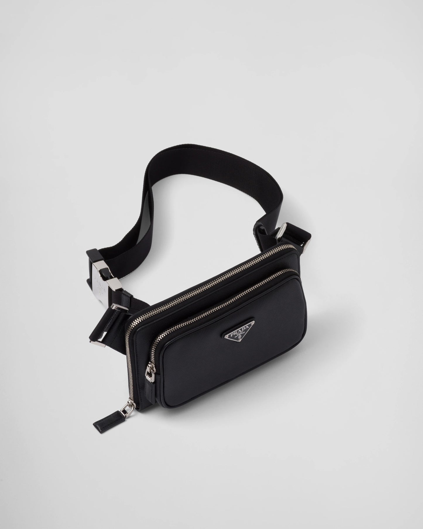Saffiano leather belt bag