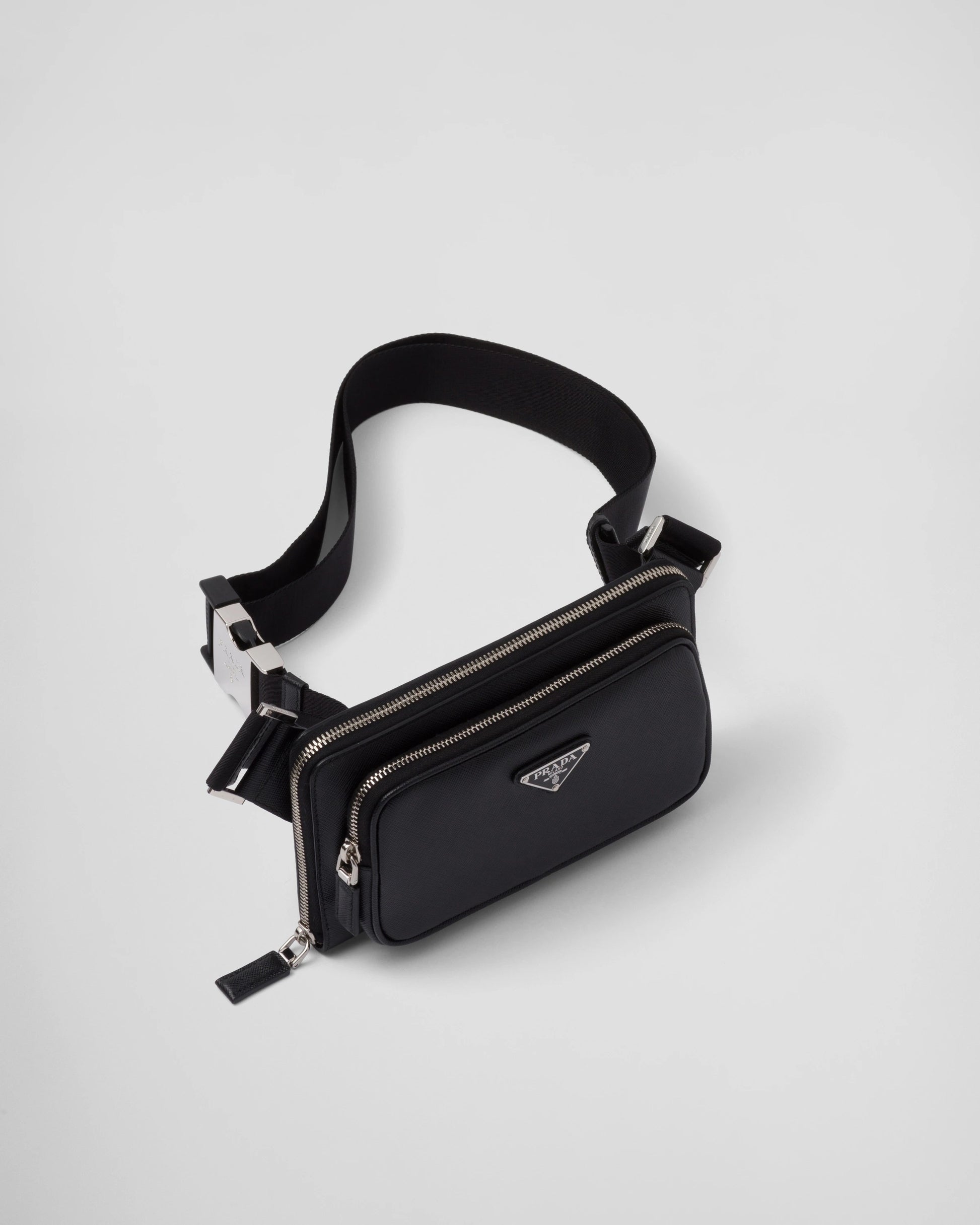 Saffiano leather belt bag