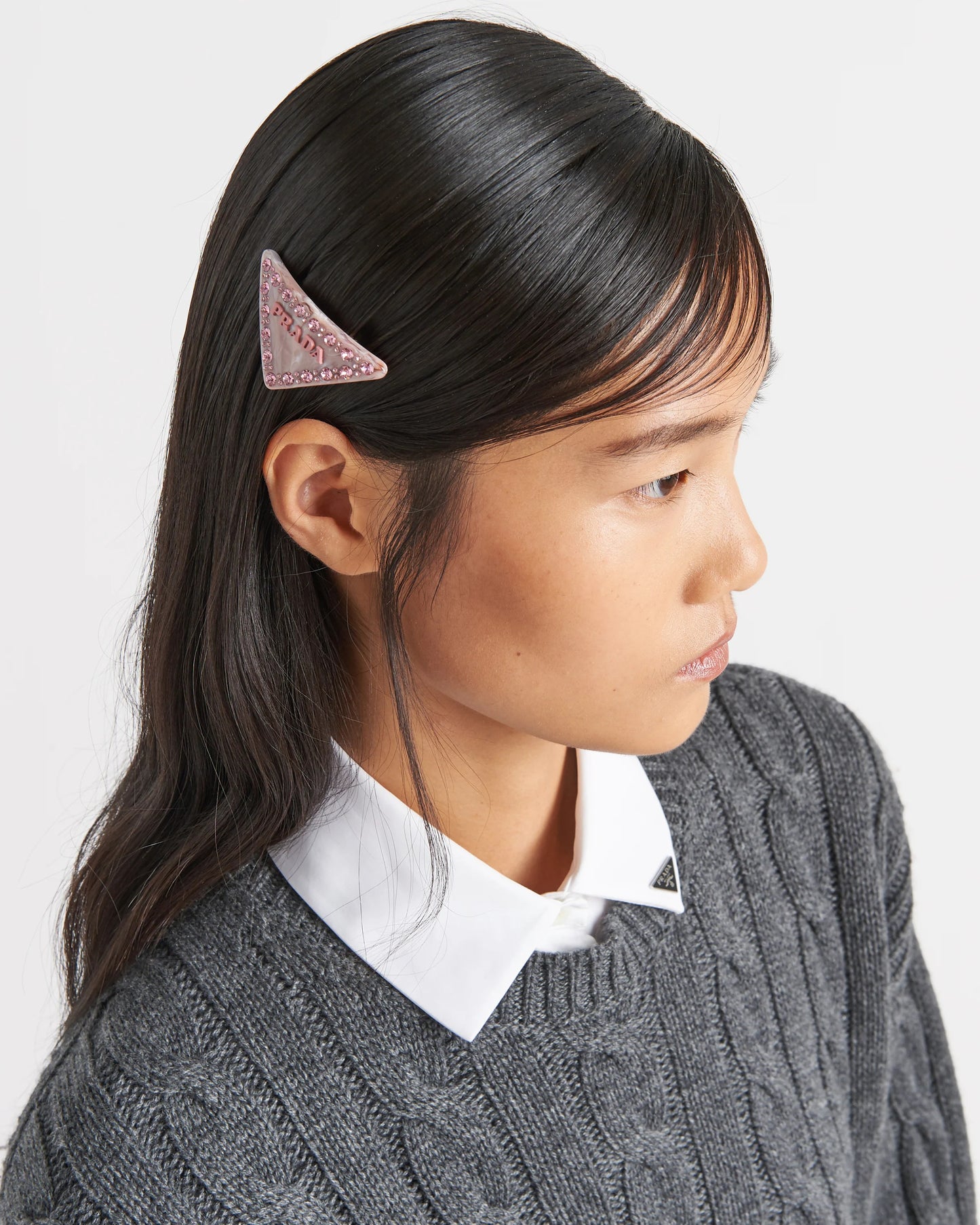 Plexiglass hair clip