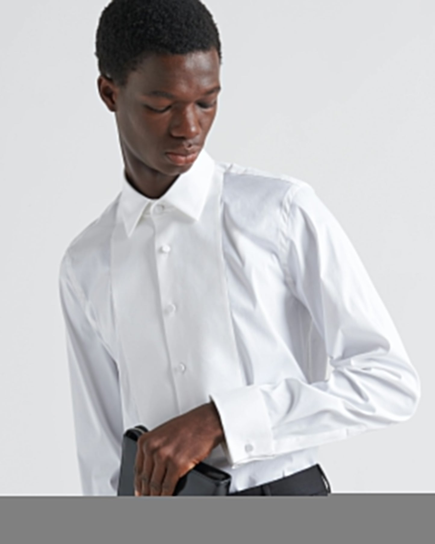 Stretch cotton shirt