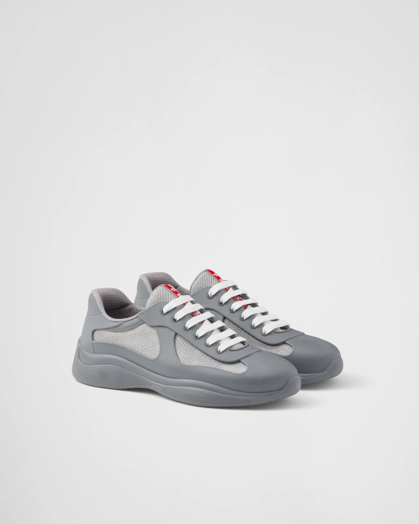 Prada America's Cup Soft rubber and bike fabric sneakers
