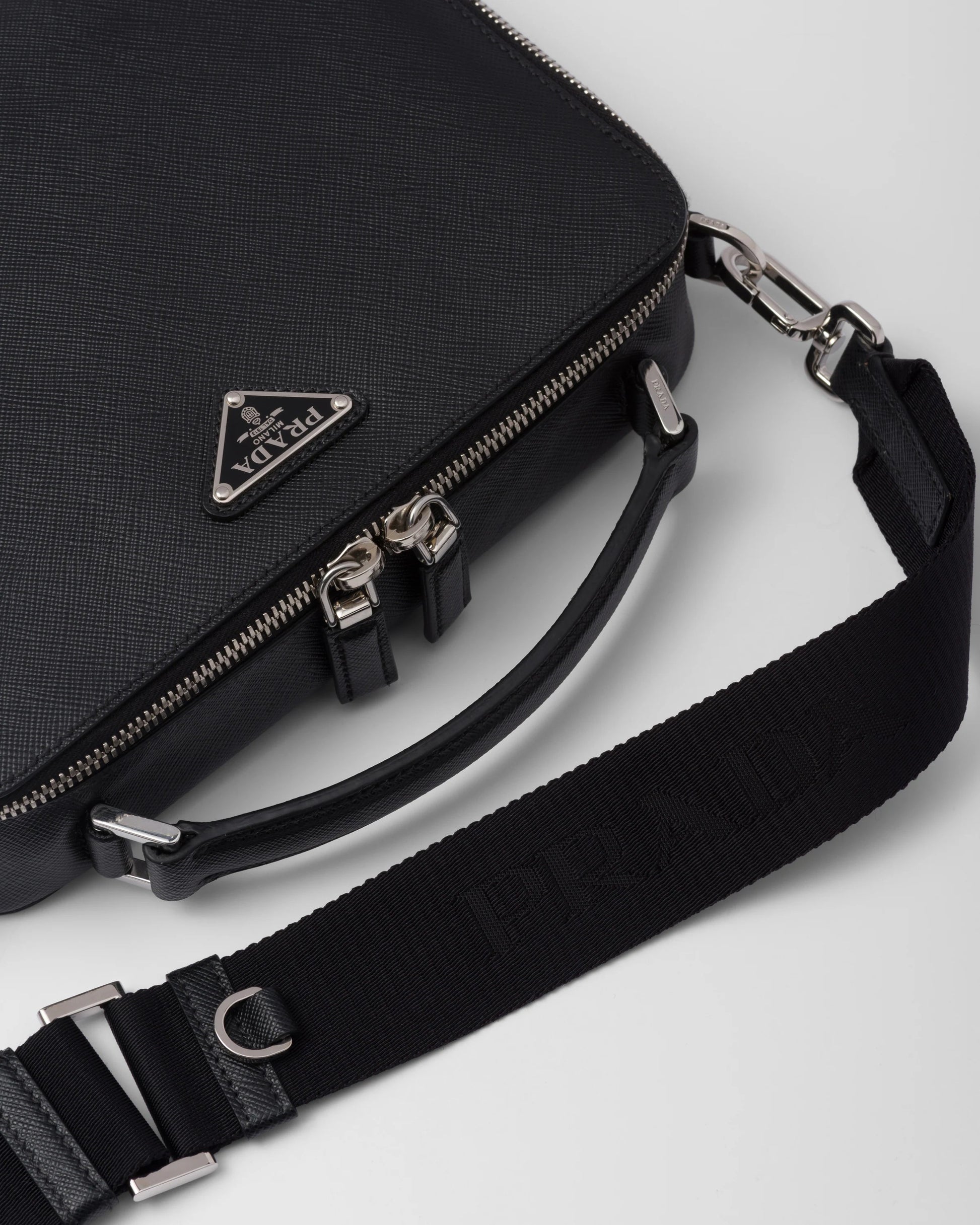 Prada Brique medium Saffiano leather bag