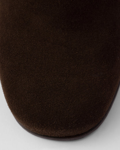 Suede booties