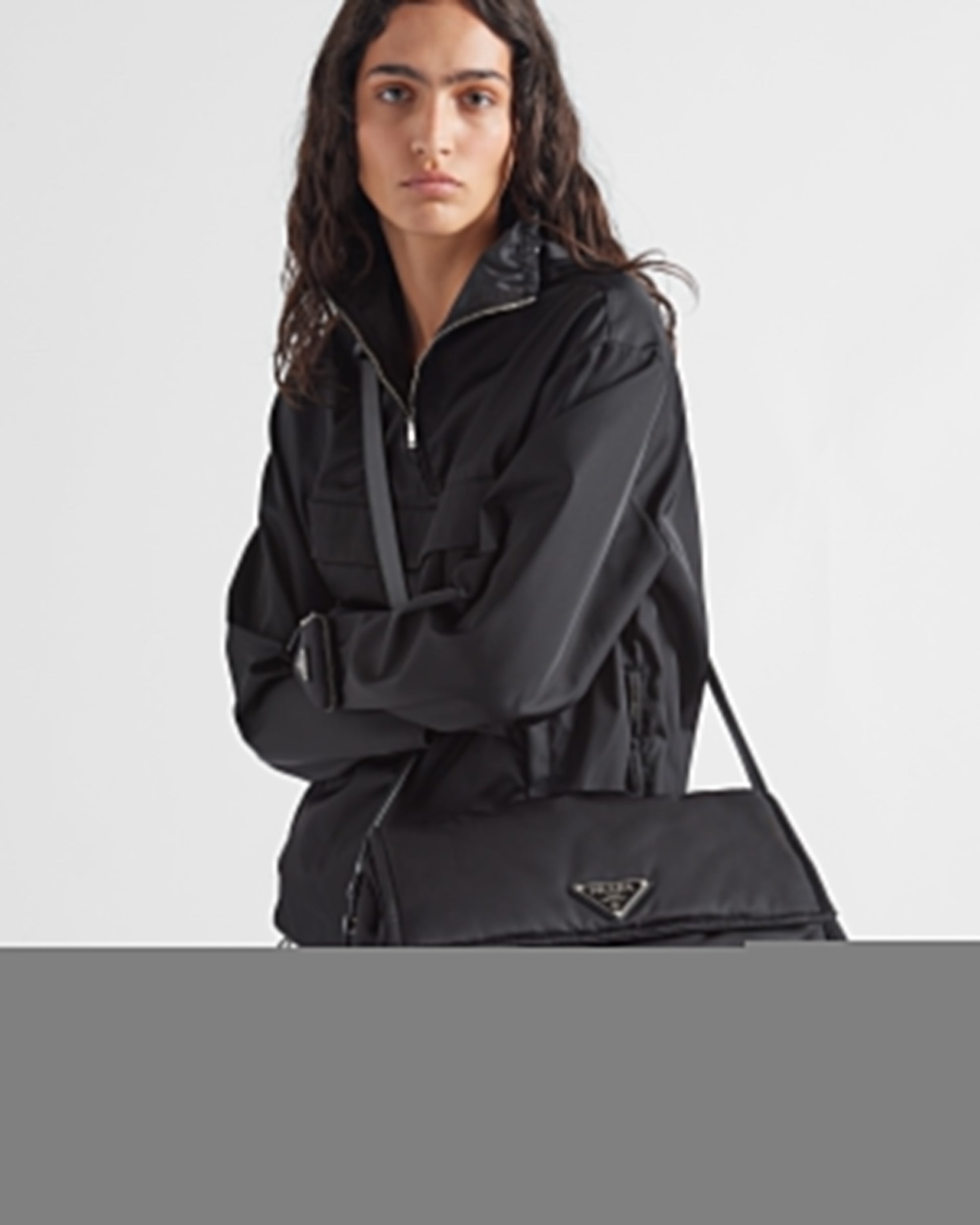 Prada Traveller large padded Re-Nylon shoulder bag