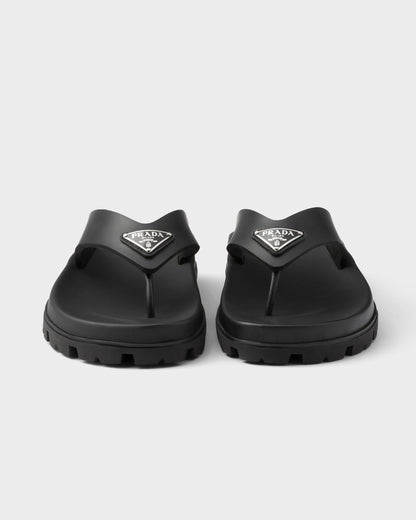 Rubber thong sandals