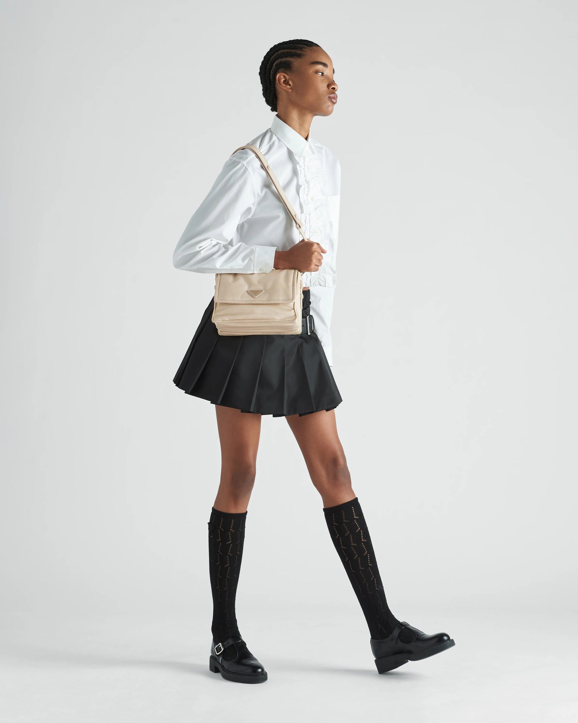 Prada Traveller small padded Re-Nylon shoulder bag