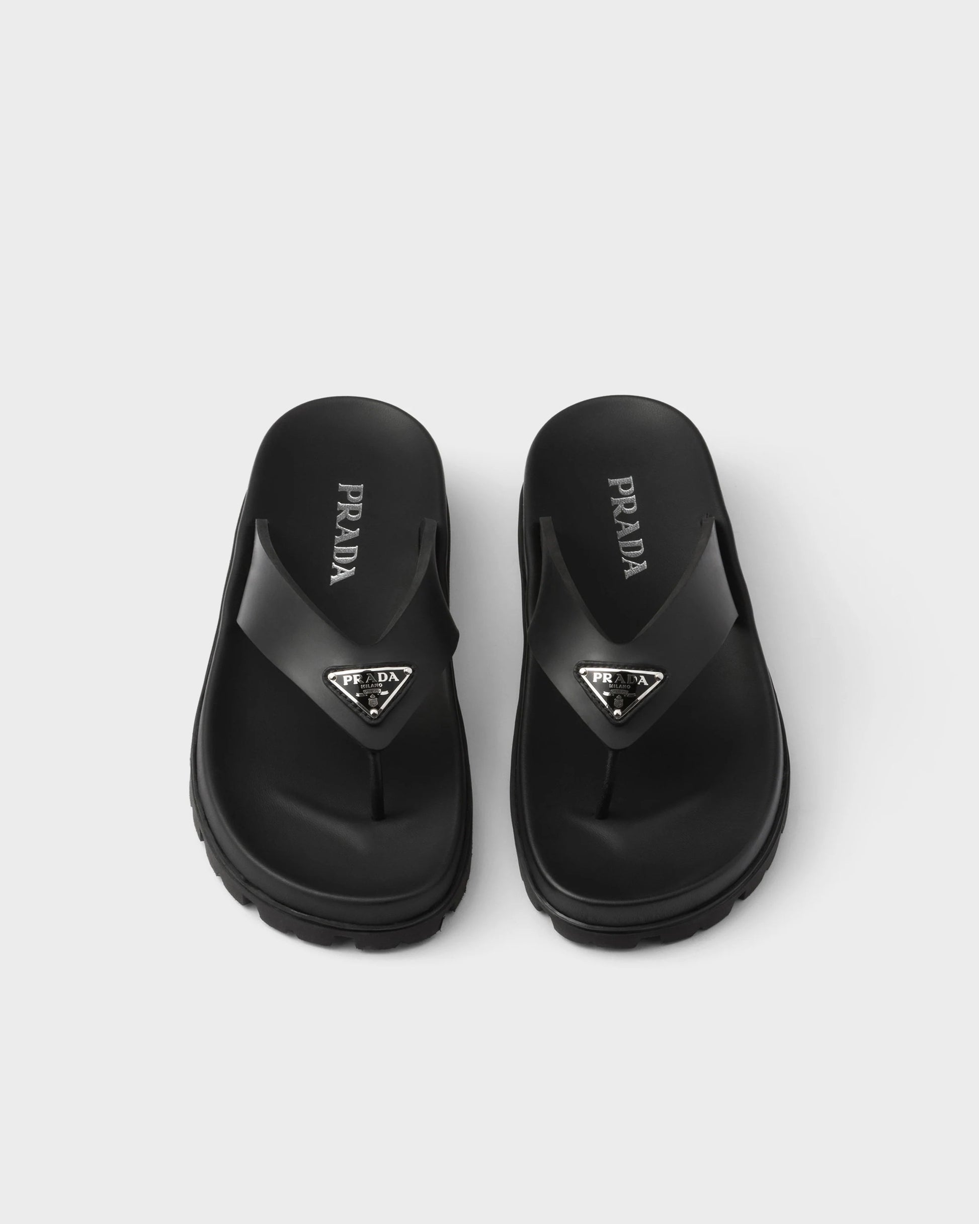 Rubber thong sandals