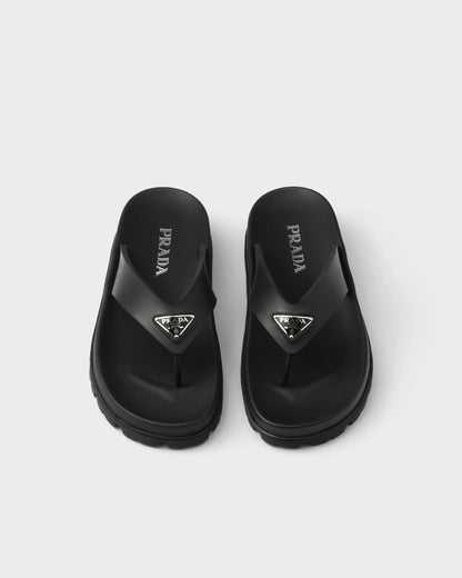 Rubber thong sandals