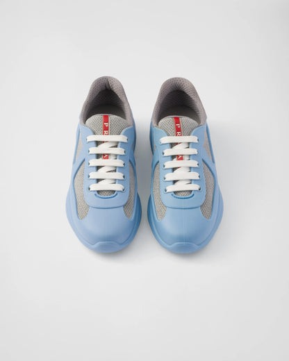 Prada America's Cup Soft rubber and bike fabric sneakers