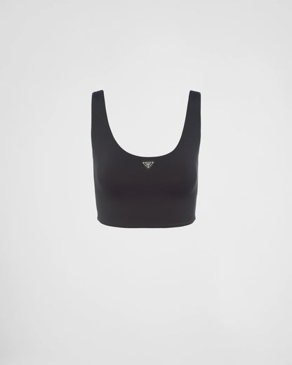 Stretch jersey top