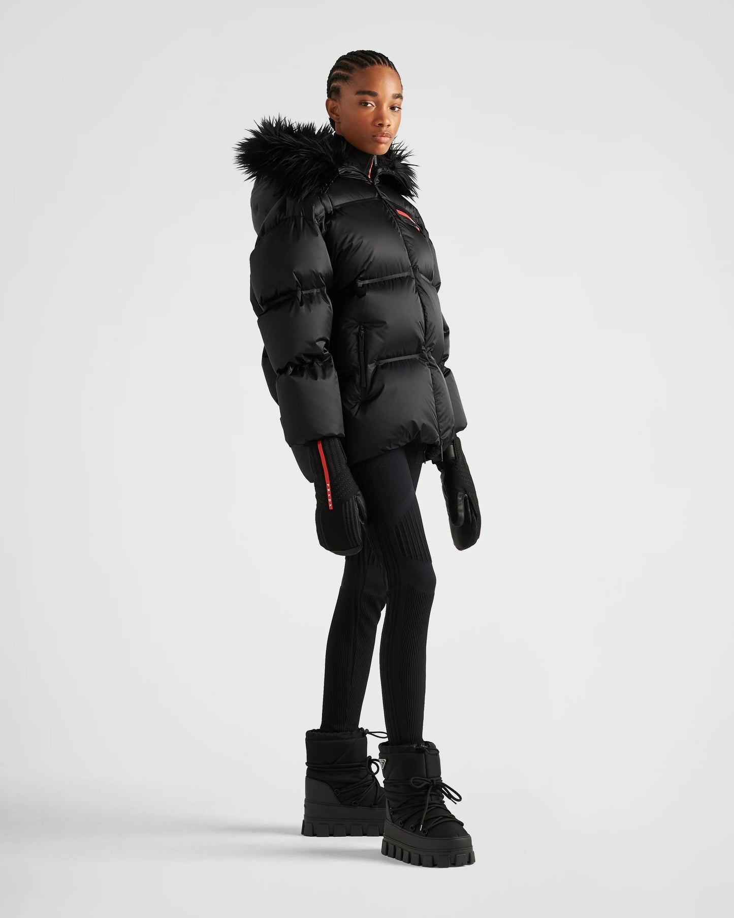Technical Re-Nylon down jacket