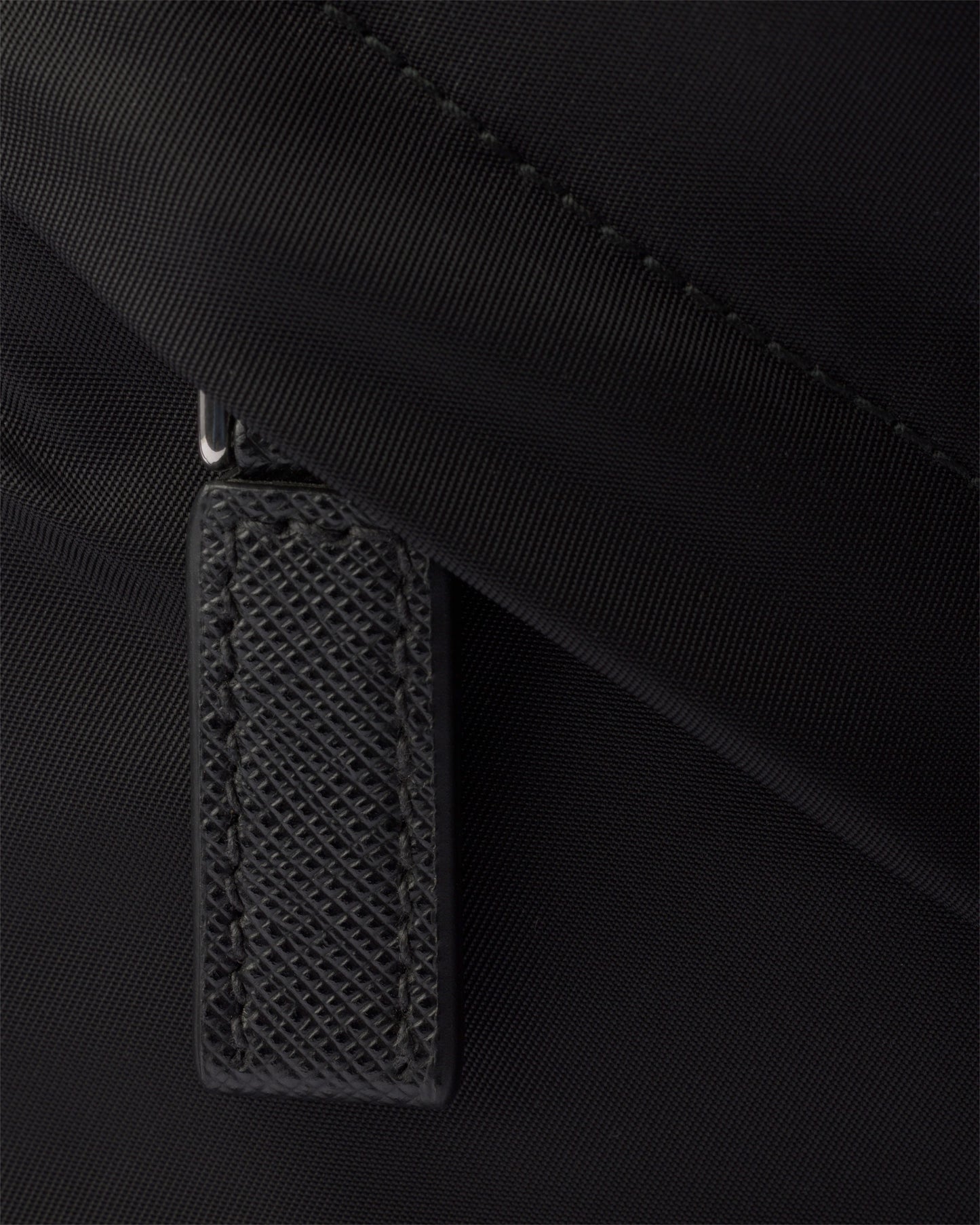 Re-Nylon and Saffiano leather backpack